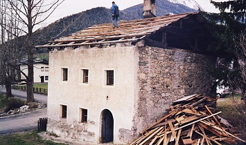 The old Lichtackererhaus was gradually taken down 