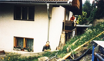 Weiler Haus during the construction of the Classic apartments