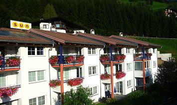 Frontansicht der SUN Klassik Appartements