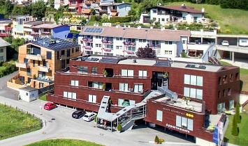 An aerial shot focussing on SUN Matrei