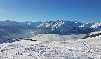 Skigebiet Großglockner Resort Kals Matrei mit Blick ins Virgental