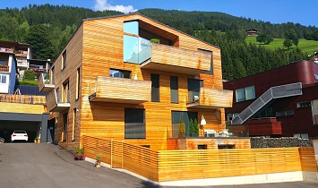 The finished Tradition apartment building - SUN Matrei in Osttirol