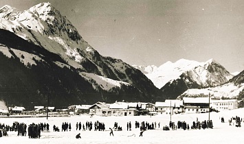 Winter sport in Matrei back in the day