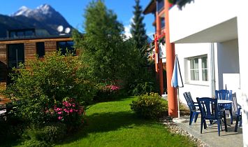 Wunderschöne Gartenanlage der Klassik Appartments am Sonnenhang